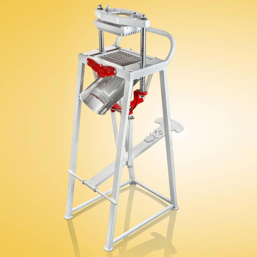 دستگاه خلال کن پدالی با تیغه 20 در 25 سیب زمینی صنعتی