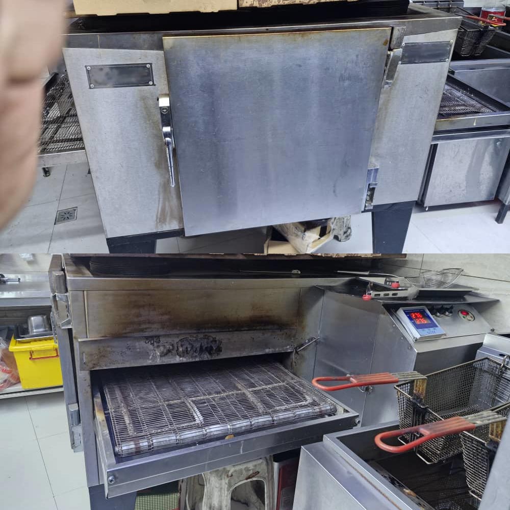 قیمت فر پیتزا ریلی دست دوم آذرنوین دیوار کوچک رومیزی صندوقی دهنه70