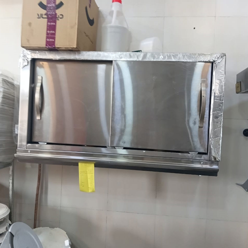 قیمت کابینت استیل دیواری یک متری ساخت صنعتی دست دوم خانگی رنگی