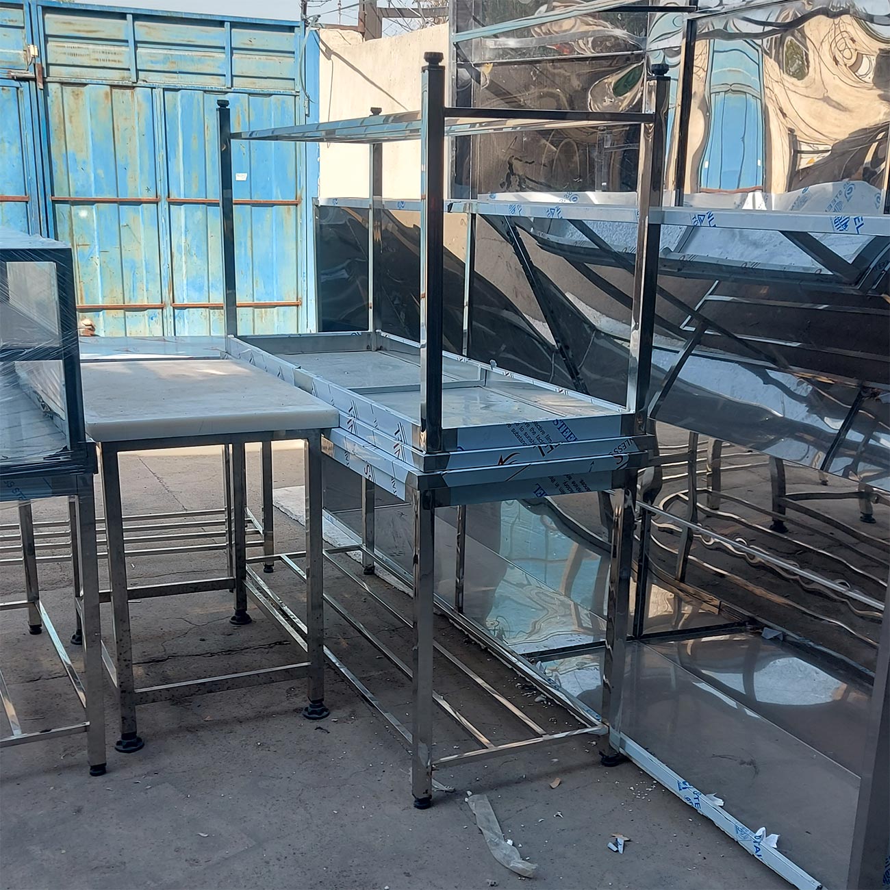 میز کار دومتری قنادی دست دوم استیل دیوار خانگی چوبی دیجی کالا تاشو
